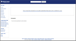 Desktop Screenshot of fredapps.fredonia.edu